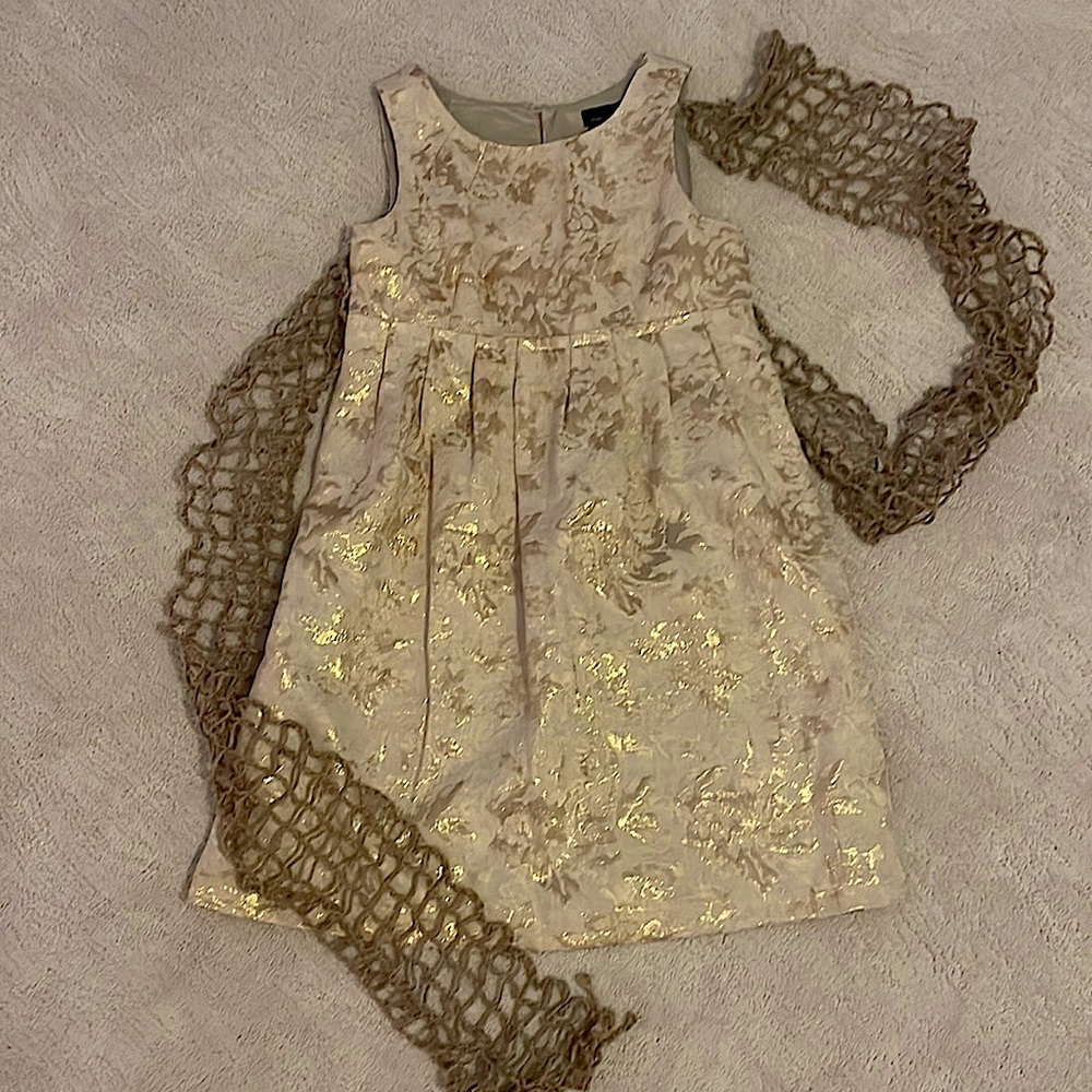 Gold dress
